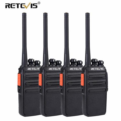 PMR рация 4 шт Retevis RT24 PMR446 без лицензии VOX Hands-free удобные рации Comunicador для отеля/ресторана и т. Д. ► Фото 1/6