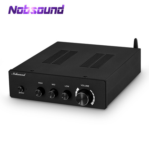 Цифровой усилитель мощности Nobsound, Hi-Fi, 300 Вт + 300 Вт, Bluetooth 5,0, TPA3255, стерео аудио усилитель класса D ► Фото 1/6