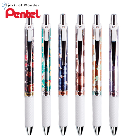 1 шт Япония Pentel energel гелевая ручка быстросохнущая BLN75 ограниченное фейерверк Пресс гладкая студент Тесты черный гелевая ручка 0,5 мм канцелярские товары ► Фото 1/6