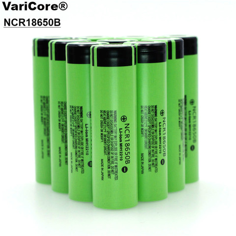 VariCore новый оригинальный 18650 3400 мАч NCR18650B перезаряжаемый аккумулятор 3,7 в для аккумуляторов ноутбука Panasonic ► Фото 1/6