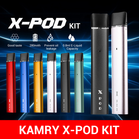 Электронная сигарета Kamry X Pod с батарейкой 280 мАч, 0,8 мл ► Фото 1/6