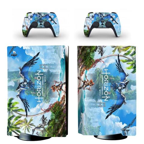 Horizon 2 PS5 Стандартный дисковое издание кожи Стикеры наклейка кожного покрова для Игровые приставки 5 консоли и контроллер PS5 кожи Стикеры винил ► Фото 1/6