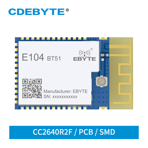 CC2640R2F BLE 5,0 Модуль Bluetooth 2,4 ГГц iBeacon низкая мощность 5 дБм PCB антенна SMD UART беспроводной трансивер ► Фото 1/6