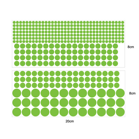 407 шт., светящиеся в темноте наклейки на стену в горошек ► Фото 1/6