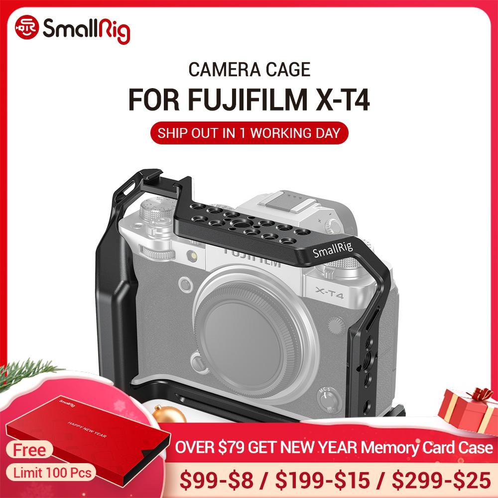 SmallRig XT4 клетка для камеры FUJIFILM X-T4, опалубка для камеры, Полная Клетка с креплением для обуви, множество отверстий для резьбы для DIY опций 2808 ► Фото 1/6