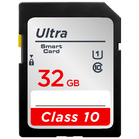 Оригинальная карта памяти 16 ГБ 32 ГБ U1 SDHC 64 Гб 128 ГБ 256 ГБ U3 SD карта SDXC Class10 V10 карта памяти для видеокамеры 1080p 3D 4K ► Фото 1/6