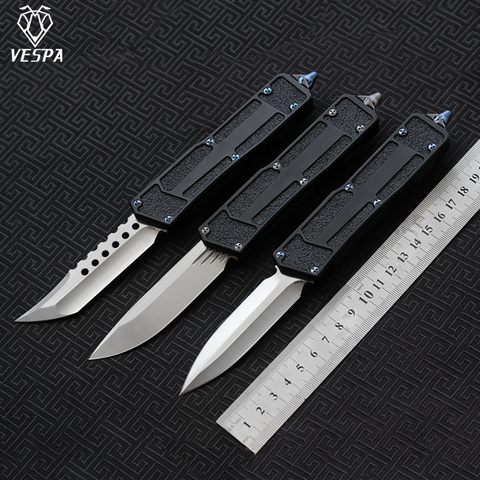 Лезвие ножа VESPA Jia Chong: M390 Ручка: 7075 алюминиевый тактический инструмент для повседневного использования и охоты, обеденный кухонный нож ► Фото 1/6