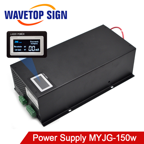 WaveTopSign MYJG-150W CO2 лазерный Питание 130-150 Вт для CO2 Лазерная гравировальная и режущая машина ► Фото 1/5