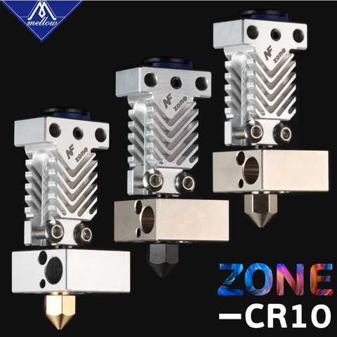 Mellow NF Zone-CR10 Hotend экструдер набор аэрокосмических материалов для Creality Ender 3 Micro Swiss MK8 сопло 3D принтер запчасти ► Фото 1/6