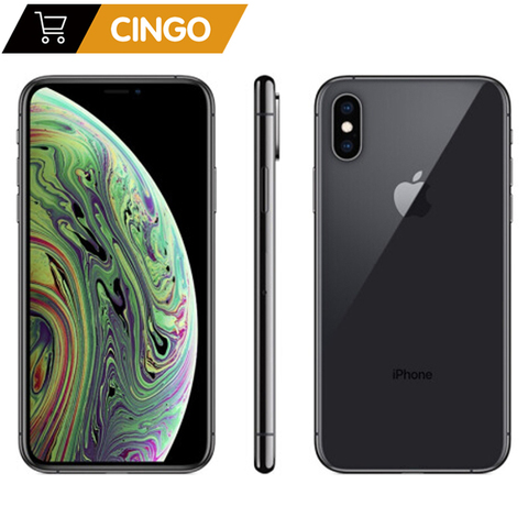 Оригинальный разблокированный Apple iphone XS MAX, 4G LTE, 4 Гб ОЗУ 64 Гб/256 Гб ПЗУ, бионический чип A12, IOS12 IPHONE XS, 2658 мАч ► Фото 1/5