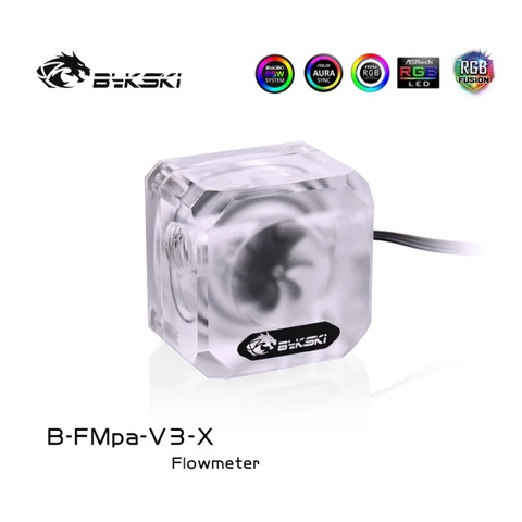 Bykski B-FMpa-V3-X матовая акриловая вода G1/4 RBW(5v) RGB(12v) система освещения водяного охлаждения ► Фото 1/6