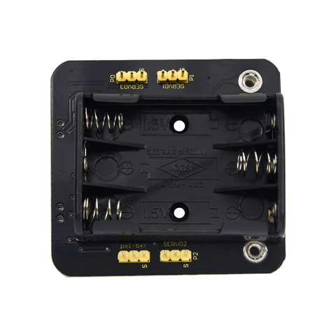 Keyestudio Micro bit Mini Servo Shield с держателем аккумулятора для Microbit Robot Car (без Micro bit Board) ► Фото 1/5