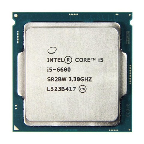 Процессор Intel Core i5 6600 3,3 ГГц 6 Мб кэш-памяти четырехъядерный процессор для настольного компьютера LGA1151 ЦП ► Фото 1/1