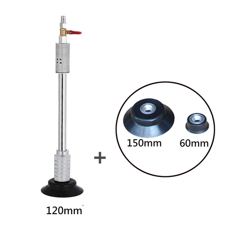 Пневматический вытягиватель вмятин, присоска для ремонта кузова автомобиля, набор инструментов для удаления вмятин, чашка трех размеров ► Фото 1/6
