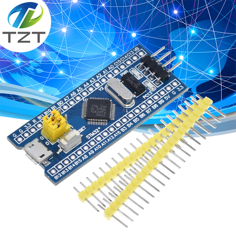 Макетная плата TZT STM32F103C8T6 ARM STM32, минимальный модуль STM для arduino, оригинал ► Фото 1/6