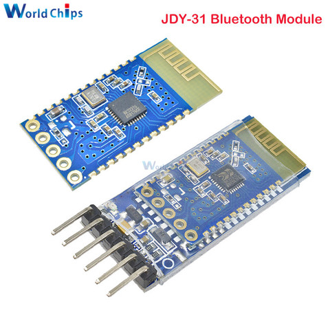 JDY-31 Bluetooth 3,0 HC-05 HC-06 модуль Bluetooth последовательный порт 2,4G SPP Прозрачная передача совместима с HC 05 06 JDY-30 ► Фото 1/6
