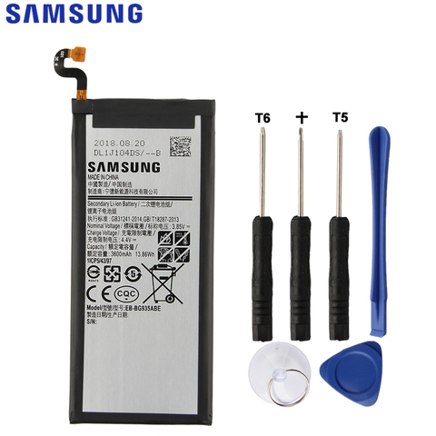 SAMSUNG оригинальный запасной аккумулятор EB-BG935ABE для Samsung GALAXY S7 Edge SM-G935F G9350 G935FD EB-BG935ABA батарея 3600 мАч ► Фото 1/5