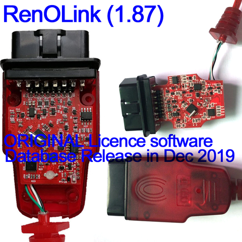 Renolink V1.87 кодирование ключей Renolink UCH, соответствующие функции кодирования приборной панели, сброса ECU ► Фото 1/3