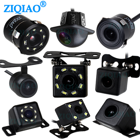 ZIQIAO задний вид автомобиля Camera Universal Waterproof Night Vision HD Auto парковка Backup Camera ► Фото 1/6