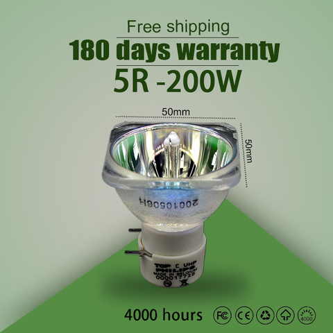 5R 200 Вт Мощность балласт поставки Высокое качество 5R лампа MSD Platinum 5R для 200W Sharpy движущаяся головка луч лампа сценическое освещение R5 ► Фото 1/6