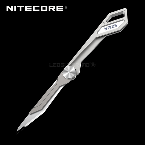 Nitecore NTK05 ультра-Крошечный титановый брелок нож для повседневного использования ► Фото 1/6