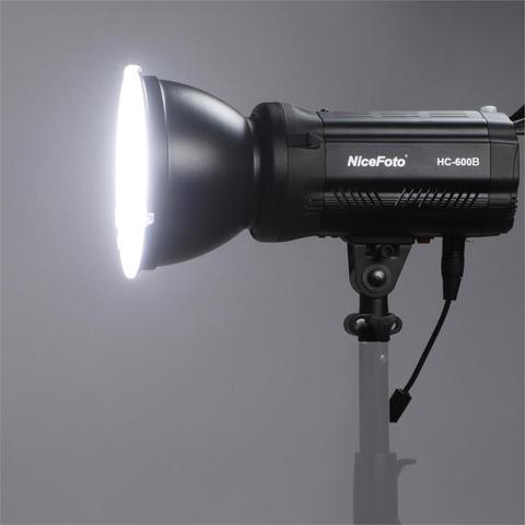 Светодиодный светильник для фотографии NiceFoto HC600B, светильник для видеосъемки, непрерывный светильник 5600K для студийной видеозаписи, прямой ... ► Фото 1/6