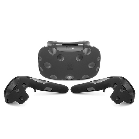 Мягкий силиконовый чехол для контроллера от пота для HTC Vive, гарнитура VR, защитные очки, шлем, ударопрочный корпус, игровые аксессуары ► Фото 1/6