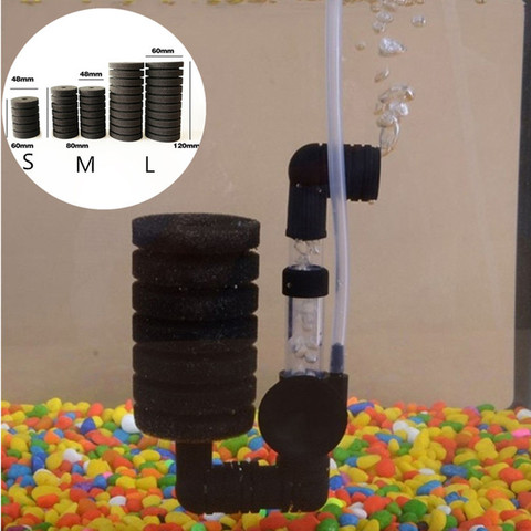 Губка, фильтр для аквариума для фильтра QS, аквариумный воздушный насос, биохимические запасные Водные Аксессуары, фильтры, защитные аксессу... ► Фото 1/5