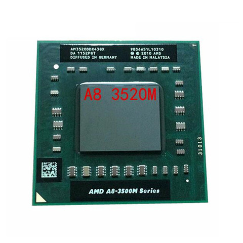 Оригинальный ноутбук CPU A8 3520M, разъем FS1, процессор 4M Cache/1,6 ГГц/четырехъядерный процессор, бесплатная доставка ► Фото 1/1