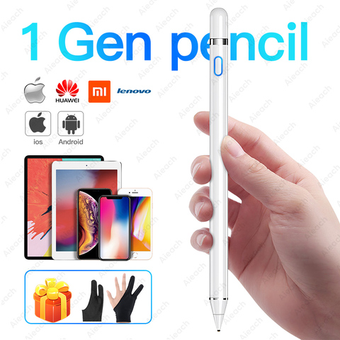 Сенсорная ручка для стилуса Apple Pencil iPad iPhone 6 7 8 Plus X XS 11 Pro Max для Samsung Huawei Xiaomi OPPO Vivo, смартфона, планшета ► Фото 1/6