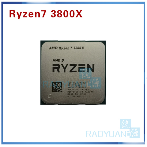 Процессор AMD Ryzen 7 3800X R7 3800X 3,9 ГГц, восемь ядер, 16-ниточный процессор, 7NM L3 = 32M 100-000000025 сокет AM4 ► Фото 1/1