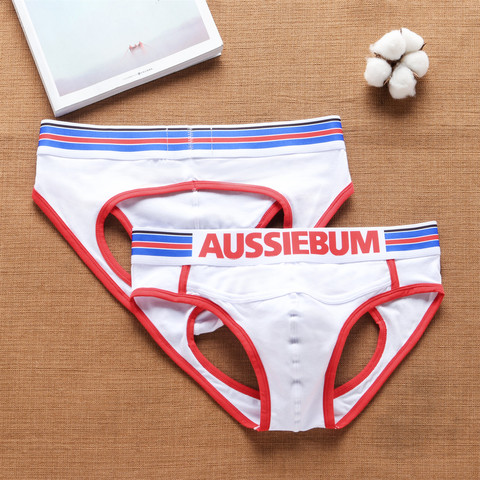 Aussiebum для мужчин, со стразами, с открытой спиной, из чистого хлопка, дышащие, удобные, со стразами, с открытой спиной, нижнее белье ► Фото 1/5