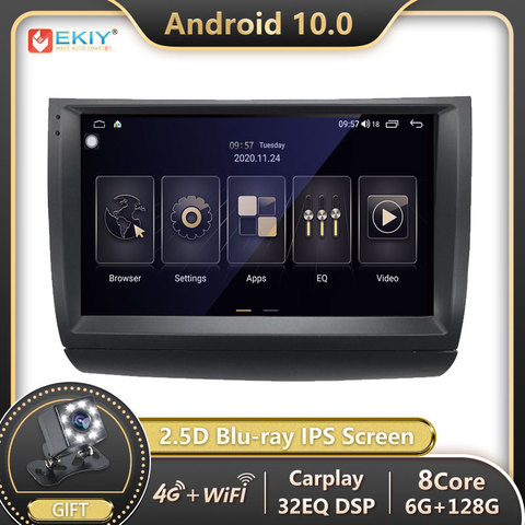 EKIY DSP Авторадио 2din Android 9 для Toyota Prius 20 2003-2009 Автомобильный мультимедийный видео плеер GPS Навигация BT FM стерео HU ► Фото 1/6
