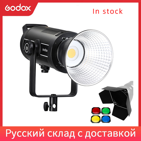 Светодиодная лампа для видеосъемки Godox SL150II SL-150W II 150W Bowens, дневной свет, сбалансированный 5600K 2,4G, беспроводная система X для интервью ► Фото 1/6
