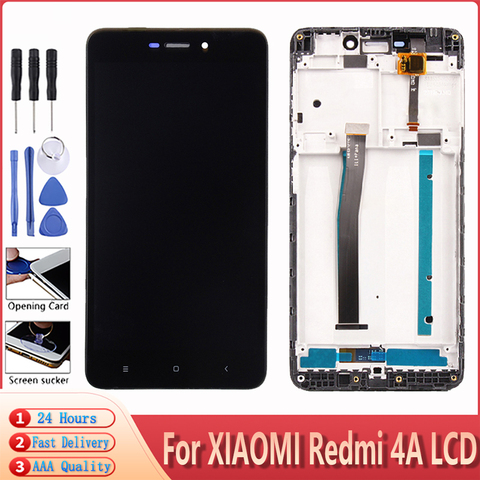 Оригинальный модуль дисплея для Xiaomi Redmi 4A дисплей сенсорный экран в сборе дигитайзер для Xiaomi Redmi 4A ЖК-дисплей ► Фото 1/6