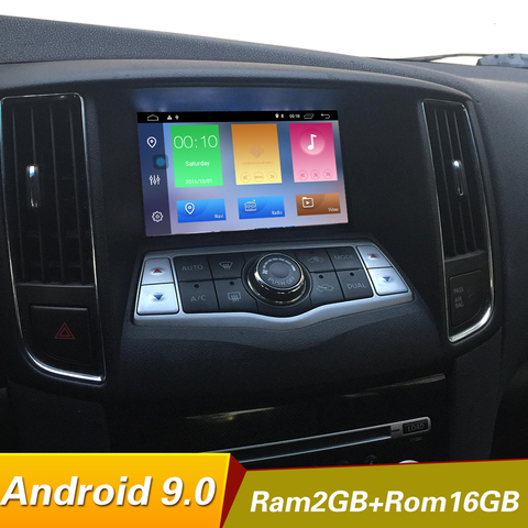 Четырехъядерный автомобильный Dvd-плеер android 9,0 для NISSAN Teana J32 2008 ~ 2012 для nissan maxima A35 GPS-навигация стерео BT AUX ► Фото 1/6