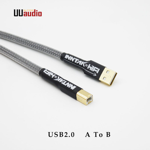 Ограниченное время Специальный/1 шт. Высокое качество USB 2,0 A-B USB аудио кабель/Canare L-4E6S аудио кабель для Hifi DAC усилителя ► Фото 1/6