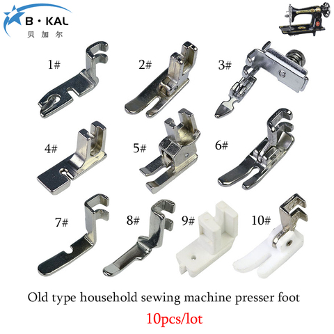 Прижимная лапка для швейной машины старого типа 10 шт./лот ► Фото 1/6