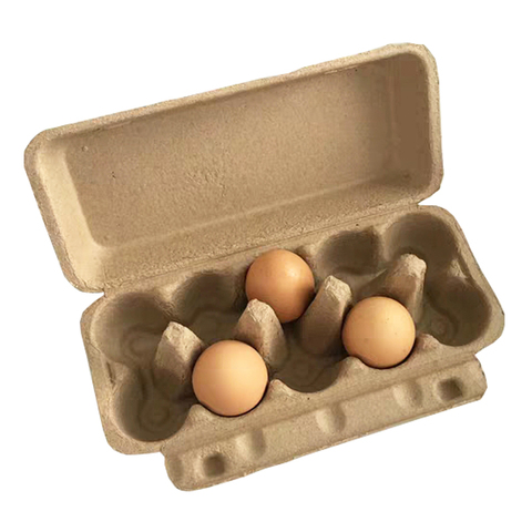 Картонные коробки для куриных яиц, 100% переработанных материалов, недорогие картонные коробки для яиц оптом, картонные коробки для яиц 10 шту... ► Фото 1/5