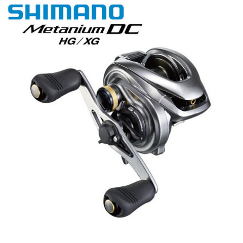 100% Оригинальные низкопрофильные катушки для заброса приманки SHIMANO Metanium DC HG 7,4: 1 9 + 1BB, максимальное усилие фрикциона 11 фунтов ► Фото 1/1