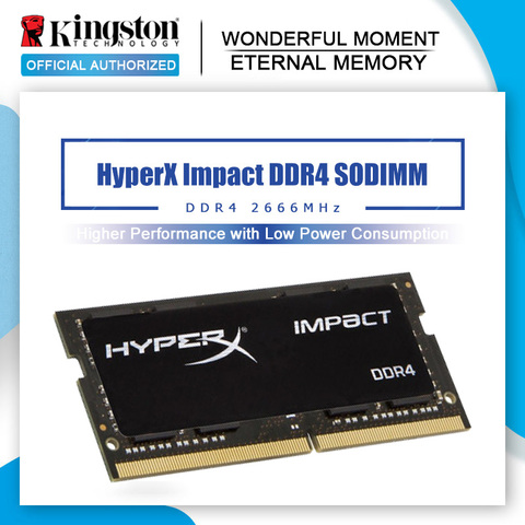 Игровая память Kingston ram SODIMM DDR4 8gb 16gb 32gb 2666Mhz 1,2 V HyperX Impact для ноутбука ► Фото 1/6