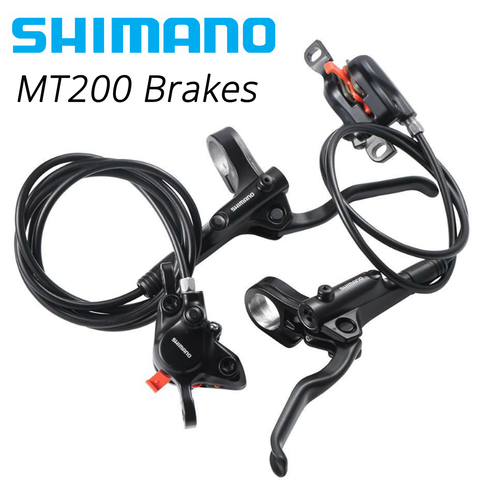 Набор гидравлических дисковых тормозов Shimano MT200, MT201, M315, для горных велосипедов, содержит рычаг тормоза MT200 Avid, HS1, G3 ► Фото 1/3