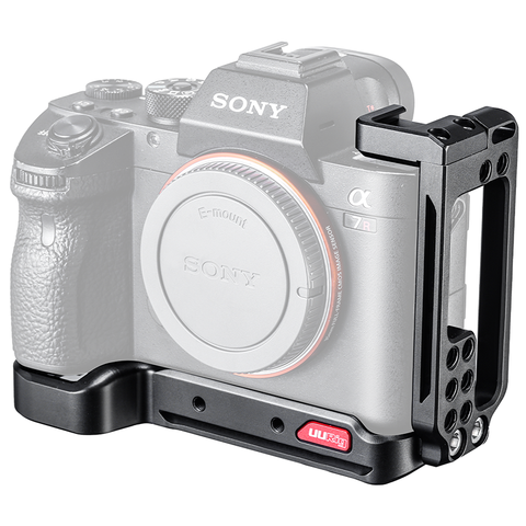 UURig R065 L пластинчатый кронштейн для Sony A7R3 A7M3 с холодным башмаком Вертикальное Крепление для съемки для микрофона светодиодная подсветка Vlog пластина ► Фото 1/6