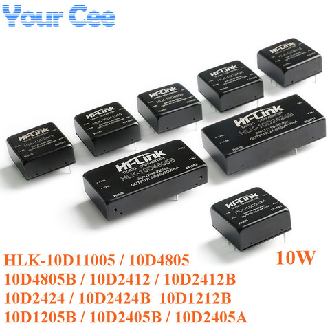 DC-DC изолированный нерегулируемый модуль питания DIP 10W DC to DC HLK-10D11005 10D4805 10D2412 10D2424 10D1212B 10D1205B 10D2405 ► Фото 1/6