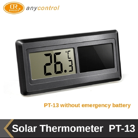 Встроенный солнечный термометр RINGDER без батареи, датчик 1 м ► Фото 1/5