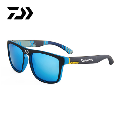 Поляризованные солнцезащитные очки DAIWA 2022, мужские классические солнцезащитные очки для вождения, кемпинга, походов, рыбалки, уличные спортивные очки UV400 ► Фото 1/6