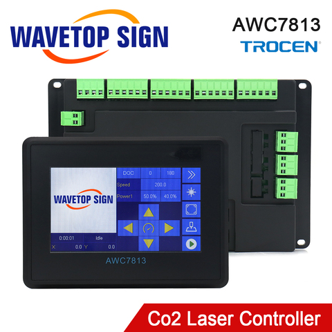 WaveTopSign Trocen AWC7813 Co2 лазерного контроллера Системы для Co2 Лазерная гравировальная и режущая машина ► Фото 1/6