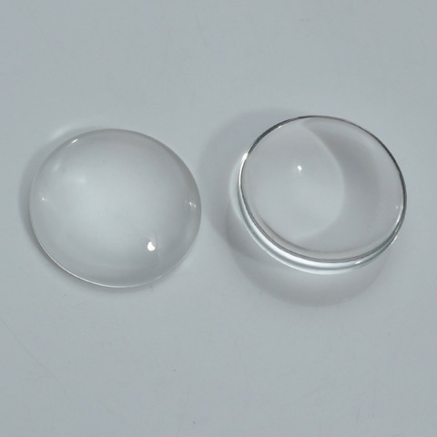 Прозрачное плоское круглое увеличительное стекло в форме купола, 10 мм, 20 мм, 25 мм, 30 мм ► Фото 1/6
