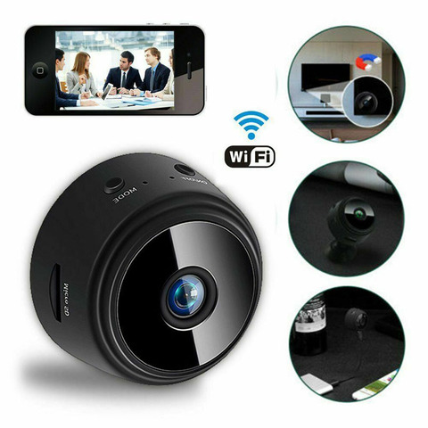 Оригинальная IP-камера 1080P A9, мини-камера с дистанционным управлением через приложение, Домашняя безопасность, инфракрасная Ночная Магнитная беспроводная Wi-Fi камера, мини-видеокамера ► Фото 1/6