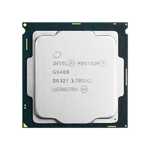 Процессор Intel Pentium G5400 3,7 ГГц двухъядерный четырехпоточный ЦПУ 4 Мб 54 Вт LGA 1151 ► Фото 1/2